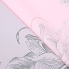 Пленка для цветов, "Цветы с каймой", розовый, 57х57 см - Фото 2