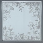 Пленка для цветов, "Цветы с каймой", белый, 57х57 см - Фото 3