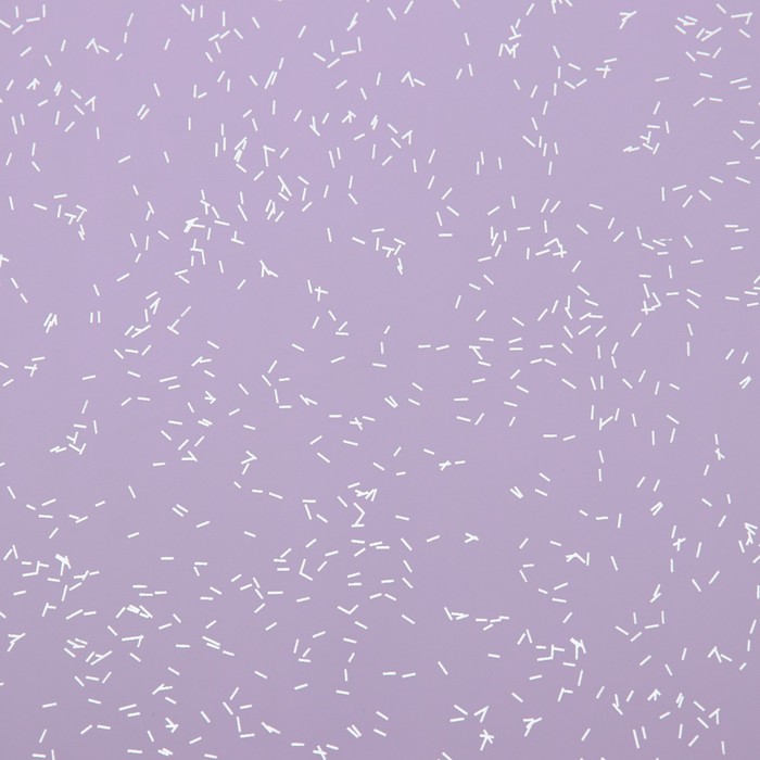 Пленка для цветов, "Звёздное небо", лиловый, 57х57 см