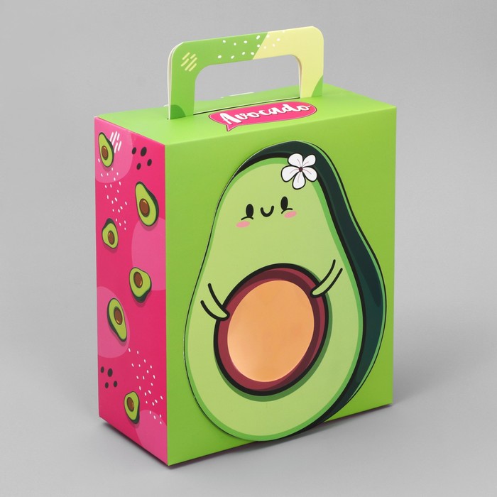 Коробка подарочная складная, упаковка, «Авокадо», 18 x 15 x 7.5 см - Фото 1