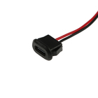 Разъем Type-C с проводом 10 см CARTAGE, 2 pin, 1.5 А, 5 В, черный - Фото 2