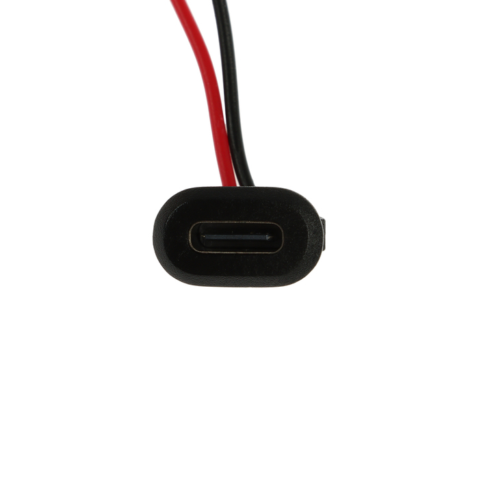Провод USB Type-C, 2 pin, черный, провод 10 см
