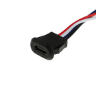 Разъем Type-C с проводом 10 см CARTAGE, 4 pin, 2.1 А, 12 В, черный - Фото 2