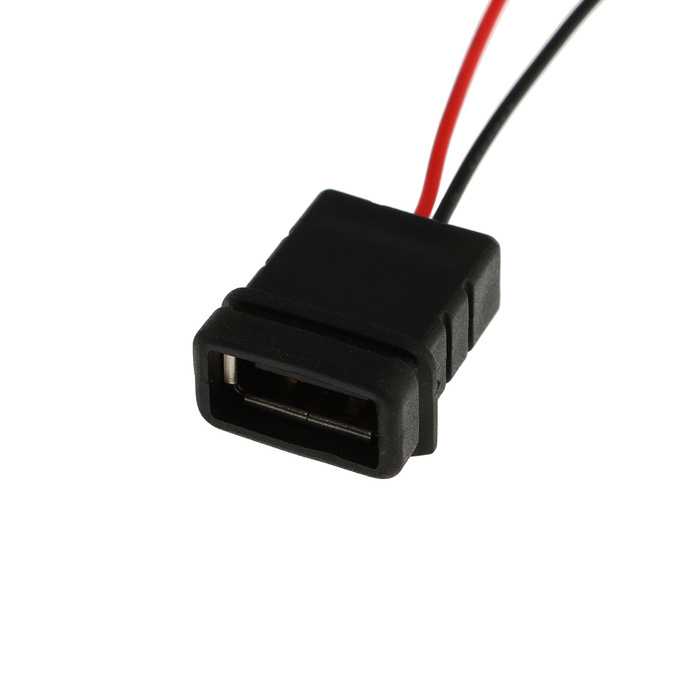 Провод USB, 2 pin, черный, провод 10 см