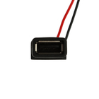 Разъем USB c проводом 10 см, 2 pin, 2.1 А, 5 В,черный - Фото 3