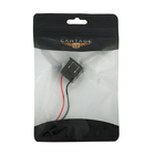 Разъём 2 USB с проводом 10 см CARTAGE, 2 pin, 2.1 А, 5 В, чёрный - Фото 5