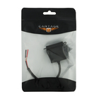 Разъём USB с заглушкой CARTAGE, 2 pin, 0.5 А,5 В, чёрный, провод 12.5 см - Фото 5