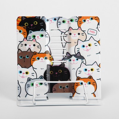 Подставка для книг «Котики», 15.2×18 см