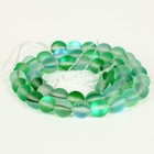 Бусины из натурального камня «Кошачий глаз», набор 46 шт., размер 1 шт. — 8 мм, зелёный - Фото 3