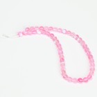 Бусины из натурального камня «Кошачий глаз», набор 46 шт., размер 1 шт. — 8 мм, светло-розовый - Фото 2