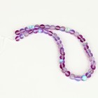 Бусины из натурального камня «Кошачий глаз», набор 46 шт., размер 1 шт. — 8 мм, фиолетовый - Фото 2