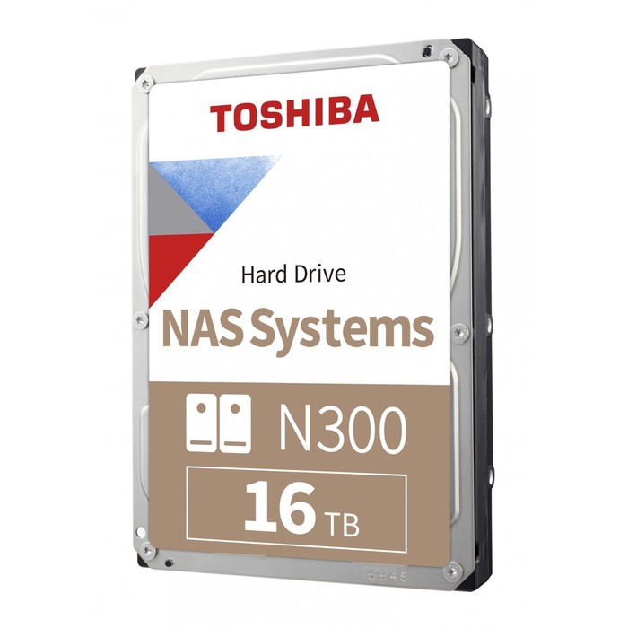 Жесткий диск Toshiba Original SATA-III 16TB HDWG31GUZSVA NAS N300 (7200rpm) 512Mb 3.5" Bulk   102933 - фото 51513398