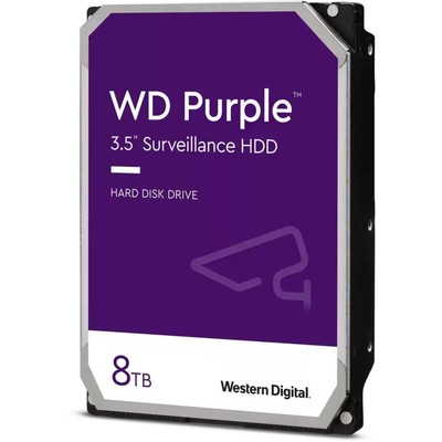 Жесткий диск WD SATA-III 8TB WD84PURZ Surveillance Purple (5640rpm) 128Mb 3.5"