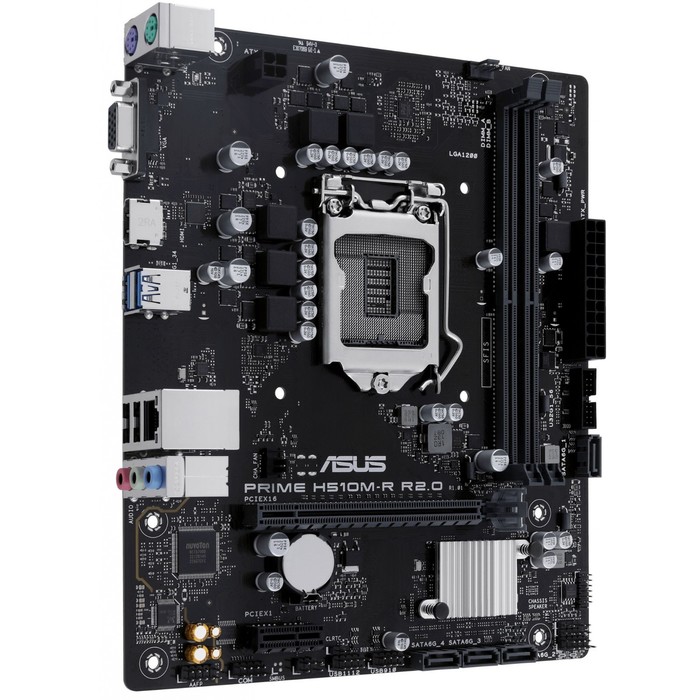 Материнская плата Asus PRIME H510M-R R2.0-SI Soc-1200 Intel H470 2xDDR4 mATX AC`97 8ch(7.1)   102934 - фото 51513432