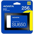 Накопитель SSD A-Data SATA III 256GB ASU650SS-256GT-R Ultimate SU650 2.5" - Фото 4