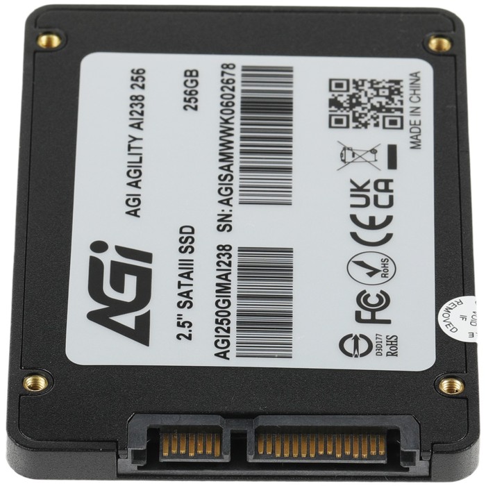 Накопитель SSD AGi SATA III 256GB AGI250GIMAI238 AI238 2.5" - фото 51525435