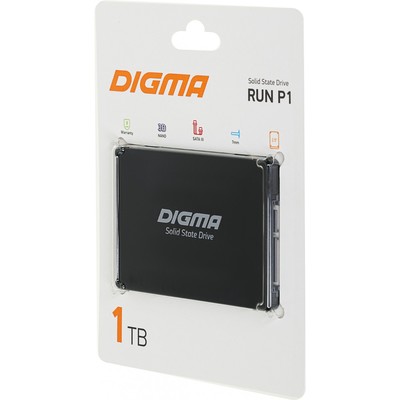 Накопитель SSD Digma SATA III 1TB DGSR2001TP13T Run P1 2.5"
