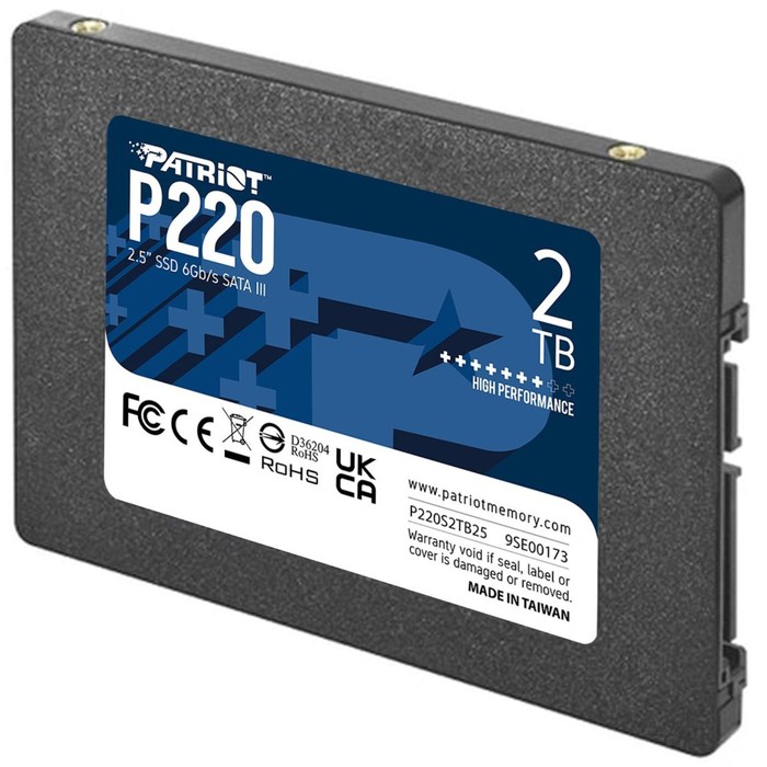 Накопитель SSD Patriot SATA III 2TB P220S2TB25 P220 2.5" - фото 51565771