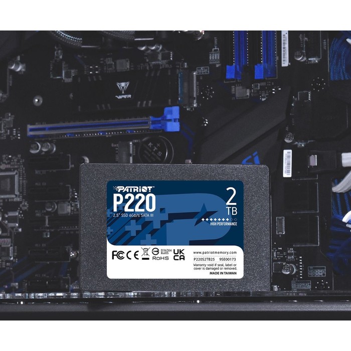 Накопитель SSD Patriot SATA III 2TB P220S2TB25 P220 2.5" - фото 51565773