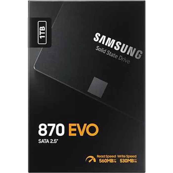 Накопитель SSD Samsung SATA III 1TB MZ-77E1T0BW 870 EVO 2.5" - фото 51513485