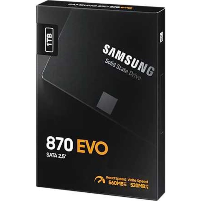 Накопитель SSD Samsung SATA III 1TB MZ-77E1T0BW 870 EVO 2.5" - фото 51513487