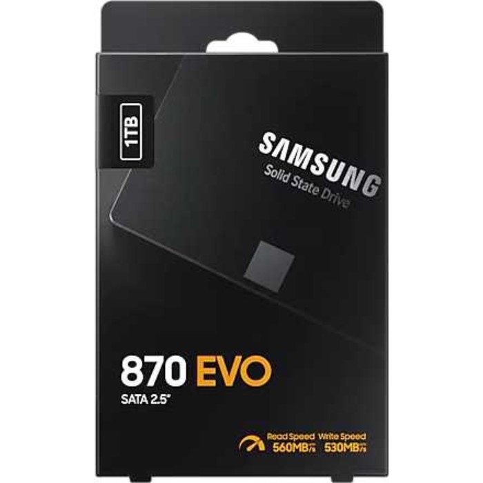 Накопитель SSD Samsung SATA III 1TB MZ-77E1T0BW 870 EVO 2.5" - фото 51513489