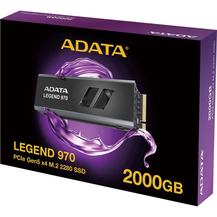 Накопитель SSD A-Data PCIe 5.0 x4 2TB SLEG-970-2000GCI Legend 970 M.2 2280 - фото 51513514