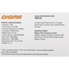 Накопитель SSD Digma PCIe 4.0 x4 2TB DGST4002TP83T Top P8 M.2 2280 - Фото 5