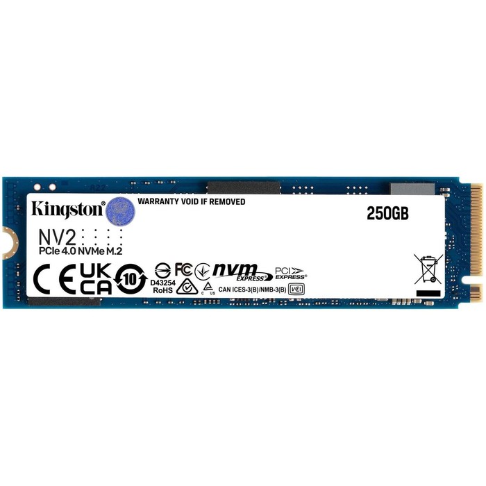 Накопитель SSD Kingston PCIe 4.0 x4 250GB SNV2S/250G NV2 M.2 2280 - Фото 1