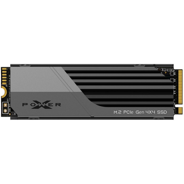 Накопитель SSD Silicon Power PCIe 4.0 x4 2TB SP02KGBP44XS7005 XS70 M.2 2280 - Фото 1