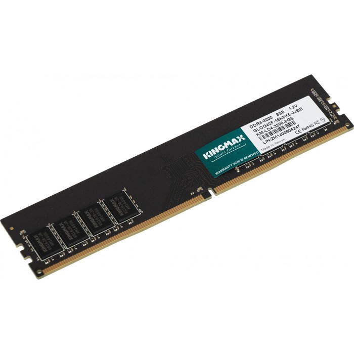 Память DDR4 8GB 3200MHz Kingmax KM-LD4-3200-8GS RTL PC4-25600 CL22 DIMM 288-pin 1.2В Ret - Фото 1