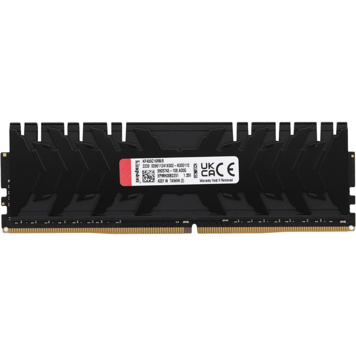 Память DDR4 8GB 3600MHz Kingston KF436C16RB/8 Fury Renegade Black RTL Gaming PC4-28800 CL16   102936 - фото 51513642