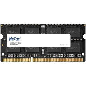 Память DDR3L 4GB 1600MHz Netac NTBSD3N16SP-04 Basic RTL PC3-12800 CL11 SO-DIMM 204-pin 1.35   102936