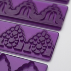 Набор печатей для марципана и теста Доляна «Бахрома», 4 шт, 14×3,5×1 см - Фото 3