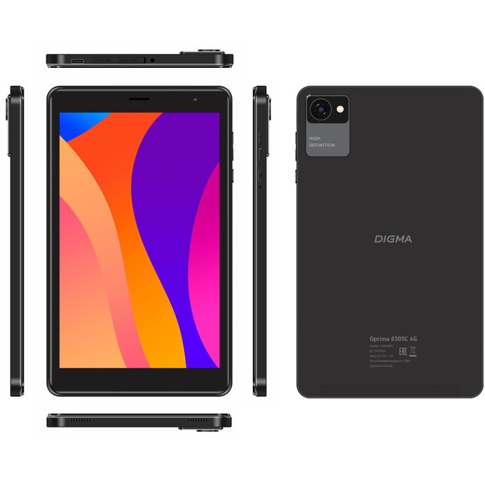 Планшет Digma Optima 8305C 4G SC9863A (1.6) 8C RAM3Gb ROM32Gb 8" IPS 1280x800 3G 4G Android   102942 - фото 51514869