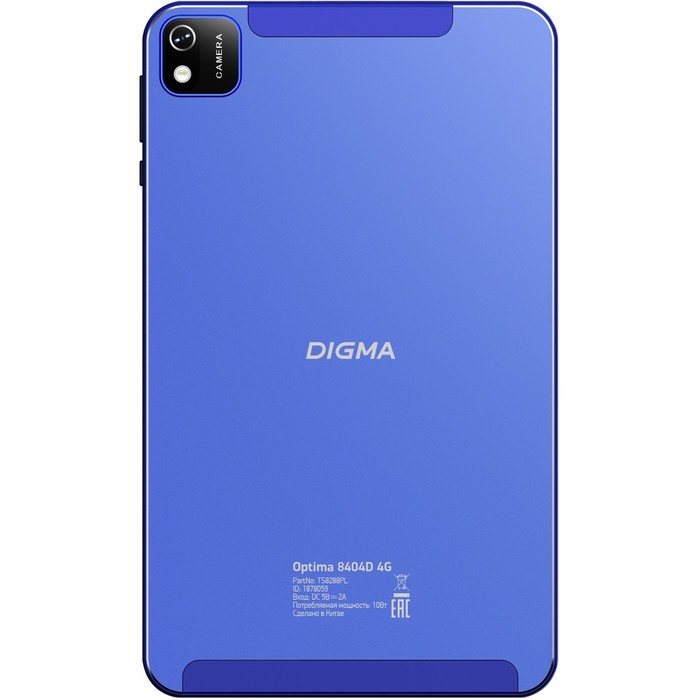 Планшет Digma Optima 8404D 4G SC9863 (1.6) 8C RAM4Gb ROM64Gb 8" IPS 1920x1200 3G 4G Android   102942 - фото 51514872