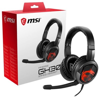 Наушники с микрофоном MSI Immerse GH30 черный 1.5м накладные оголовье (S37-2101010-SV1)