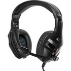 Наушники с микрофоном Оклик HS-L370G ECLIPSE черный 2м мониторные оголовье (1090730) - Фото 4