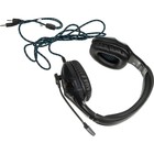 Наушники с микрофоном Оклик HS-L370G ECLIPSE черный 2м мониторные оголовье (1090730) - Фото 5