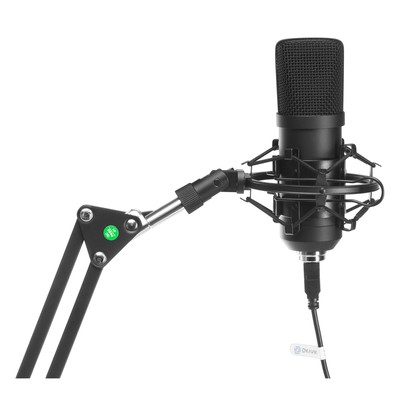Микрофон проводной Oklick SM-700G, USB, 18 000 Гц, провод 2.5 м, чёрный