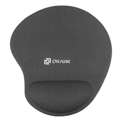 Коврик для мыши Oklick OK-RG0550-GR, мини, серый, 220×195×20 мм