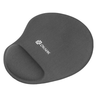 Коврик для мыши Oklick OK-RG0550-GR, мини, серый, 220×195×20 мм