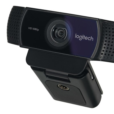 Камера Web Logitech Pro Stream C922, 3 Мп, 1920×1080, USB 2.0, с микрофоном, чёрная