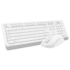 Клавиатура + мышь A4Tech Fstyler FG1012 клав:белый мышь:белый USB беспроводная Multimedia (   102943 - Фото 8