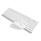 Клавиатура + мышь A4Tech Fstyler FG1012 клав:белый мышь:белый USB беспроводная Multimedia (   102943 - Фото 10