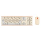 Клавиатура + мышь Acer OCC200 клав:бежевый/коричневый мышь:бежевый/коричневый USB беспровод   102943 - фото 51514922