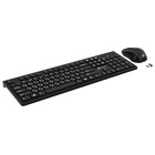 Клавиатура + мышь Оклик 250M клав:черный мышь:черный USB беспроводная slim (997834) - Фото 2