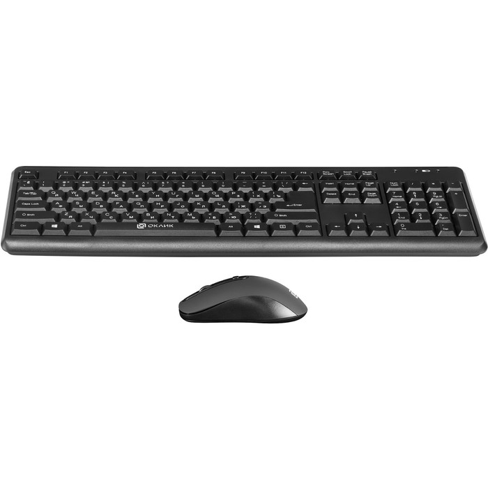 Клавиатура + мышь Оклик 270M клав:черный мышь:черный USB беспроводная (337455) - фото 51514981