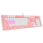 Клавиатура A4Tech Bloody B800 Dual Color механическая розовый/белый USB for gamer LED - Фото 2