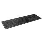 Клавиатура A4Tech Fstyler FX60 серый USB slim LED (FX60 GREY / WHITE) - Фото 5